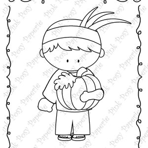 Thanksgiving Coloring Pages Kids Coloring Pages Printable - Etsy