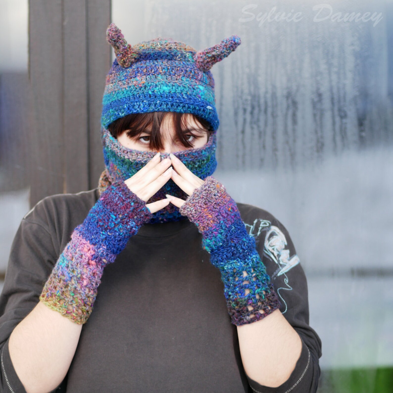 CROCHET Balaclava PATTERN With Little Horns Devil Hat Hood Etsy