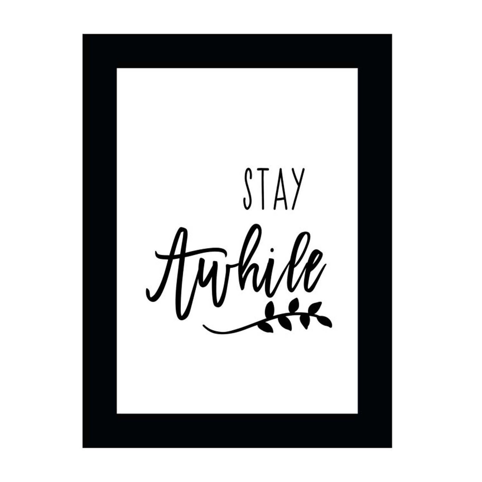 stay-awhile-sign-frameable-art-print-poster-inspirational-gift-etsy