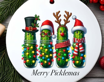 Pickle Ornament Merry Picklemas fun Christmas decor