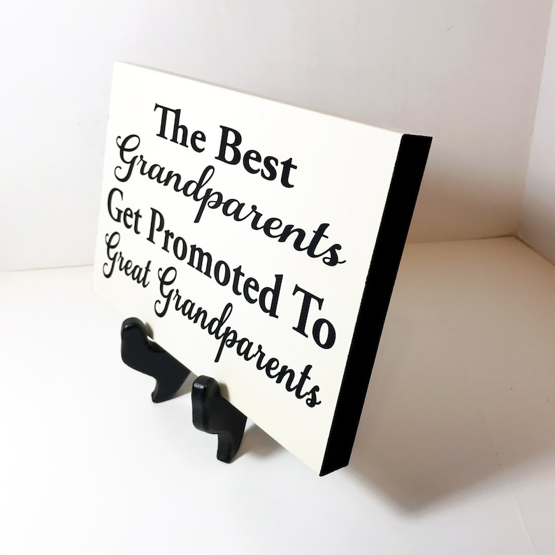 Best Grandparents Get Promoted to GREAT Grandparents Sign Wood Etsy