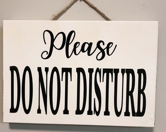 Please do not disturb sign door hanger conference meeting busy