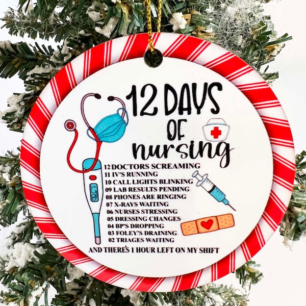 Nurse Ornament Etsy