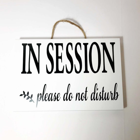 Please Do Not Disturb Massage In Progress Door sign - Wood Please Do Not Disturb Massage In Progress Door sign - Wood