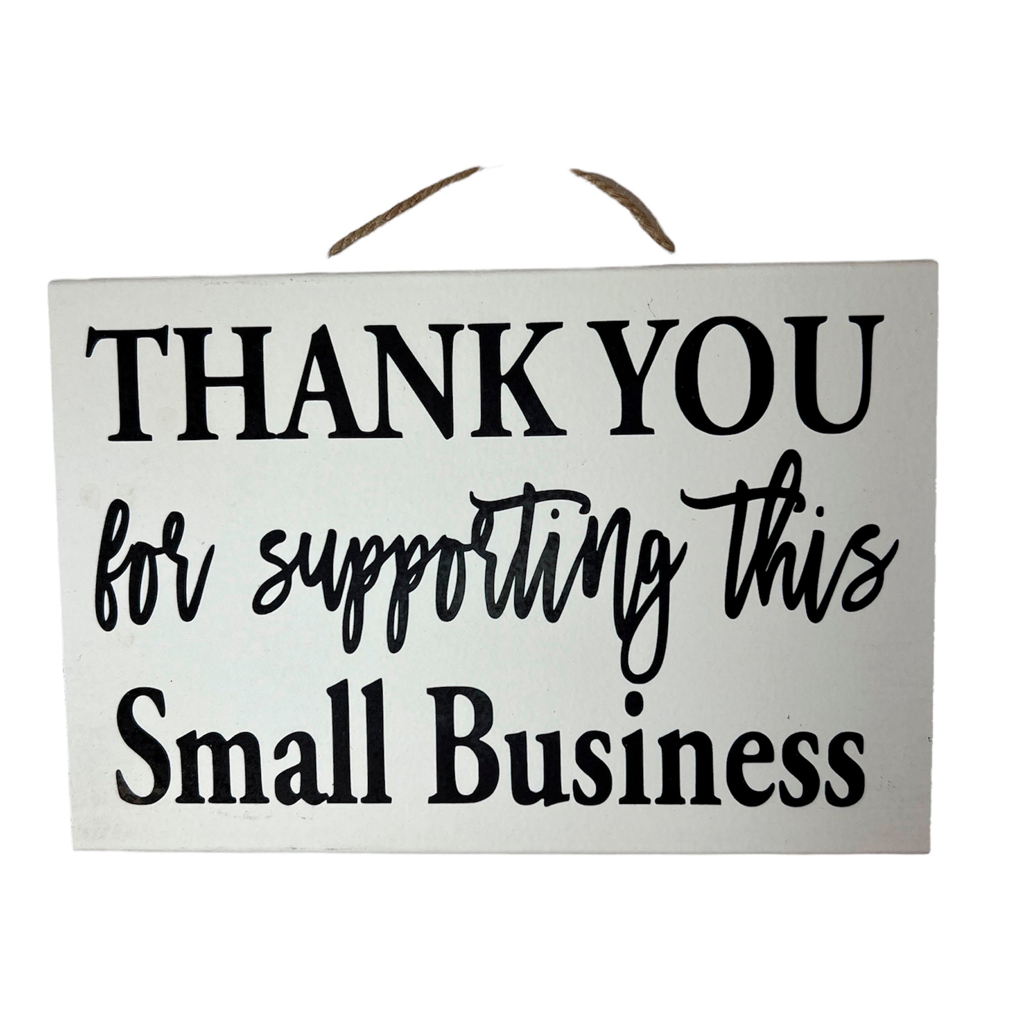 Thank you, for supporting a small business. Thank You For Supporting My Small Business Cards | Easykart  main image 4