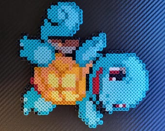 Perler Bead Art (Glossy) Squirtle Pokemon