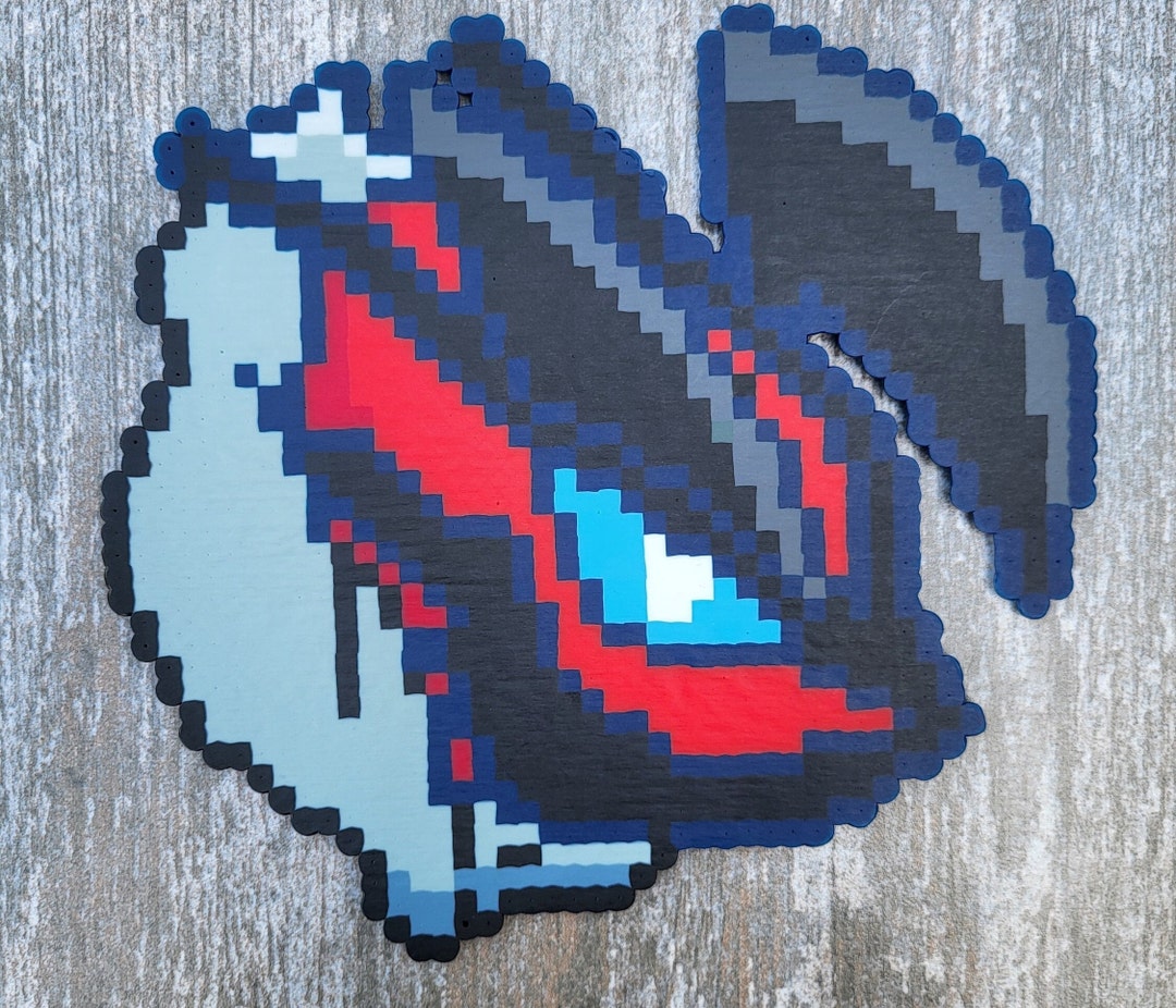 Perler Bead Art Pokemon Yveltal Etsy