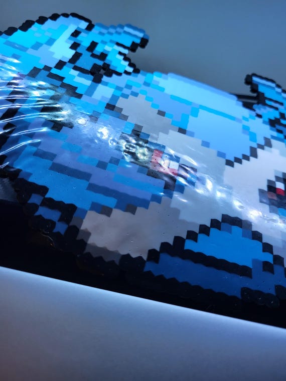 Perler Bead Art (glossy) - Metagross - Pokemon - Etsy