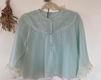 Unique vintage nightgown cardigan