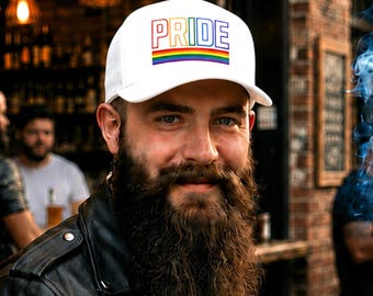Pride Rainbow Graphic Baseball Cap: LGBTQ Snapback Streetwear Headwear