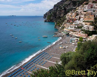 Positano Amalfi Coast Print: Italian Photography,  Digital Download JPG