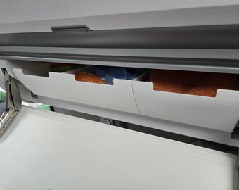 VW Grand California - Cajón organizador para mueble bajo de la furgoneta camper: organización en la autocaravana, ajuste perfecto, sin deslizamientos.
