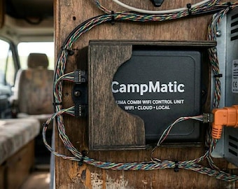 CampMatic GC_HW01 – Control WiFi Truma Combi | Controla tu sistema de calefacción de forma remota mediante app, Telegram o MQTT | Plug & Play 12V
