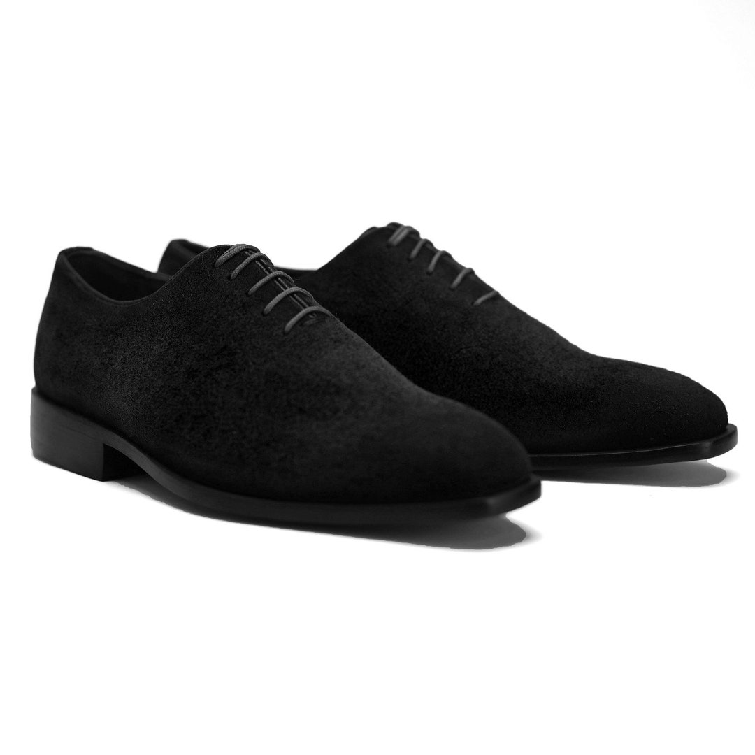 white christmas dresses The Formal Leather Cap Toe Derby Shoes - Sky Blue Suede main image 0