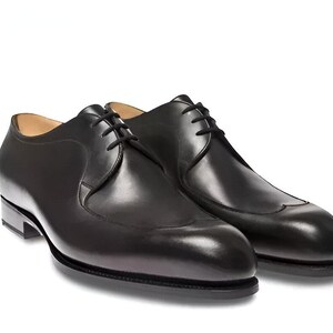 Men Black Leather Oxford Dress Shoes, Office Wear Leather Dress Shoes For Men, Wedding Shoes for Men, Oxford Shoes, Christmas Gift For Men