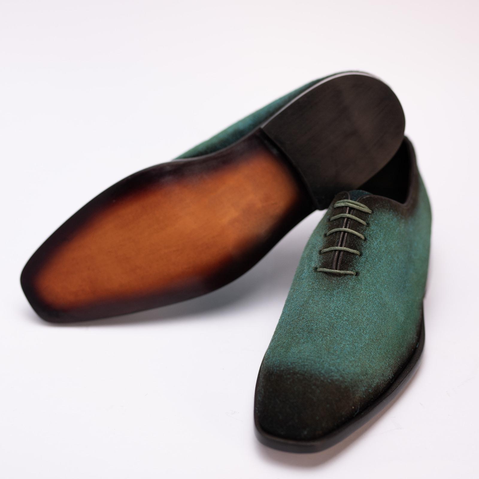 slim fit dress slacks Aqua Green Fancy Pumps