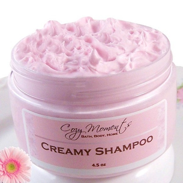 Frosted Pink Cupcake scented Creamy Shampoo, Paraben Free (4.5 oz)