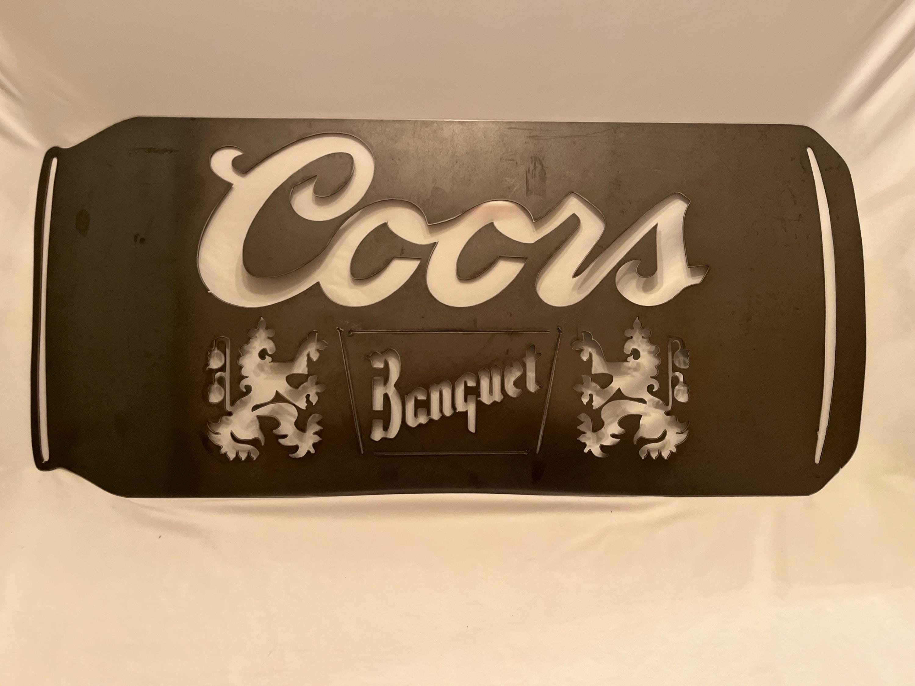 Coors Banquet Metal Sign