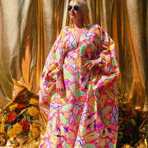 neon colored plus size dresses Primavera Couture 14004 Size 20 Neon Pink Long Fitted One Shoulder Sequin Plus Size Prom Dress Formal Gown