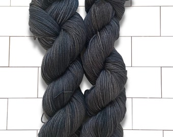 Merino Silk Sport Weight Hand Dyed Yarn, Tonal Yarn, Free Shipping