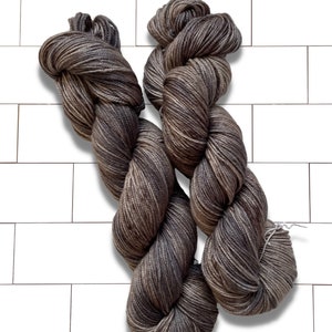 Merino Silk Sport Weight Hand Dyed Yarn, Tonal Yarn, Free Shipping