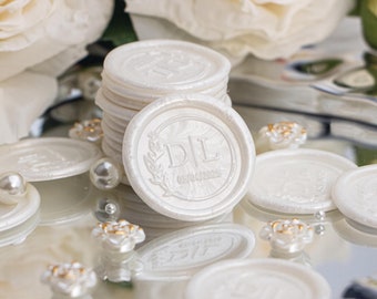 Custom wax seal stickers, Handmade wax seal stickers, Self-Adhesive stickers, Wedding invitation wax seals stickers