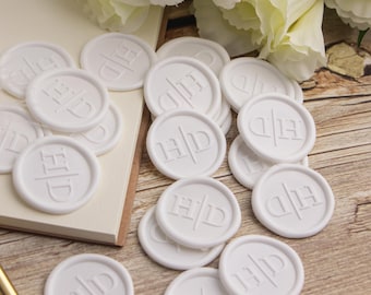 Handmade wax seal stickers, Custom wan seal stickers, Self-Adhesive stickers, Wedding wax seal