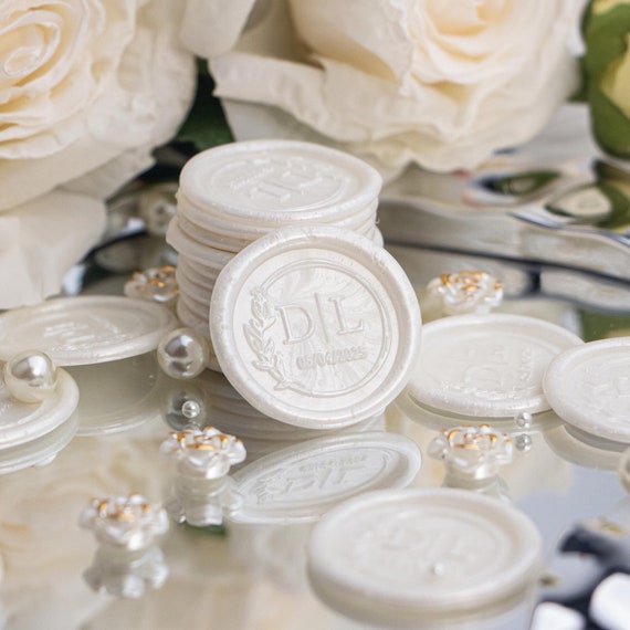 Custom wax seal stickers, Handmade wax seal stickers, Self-Adhesive stickers, Wedding invitation wax seals stickers