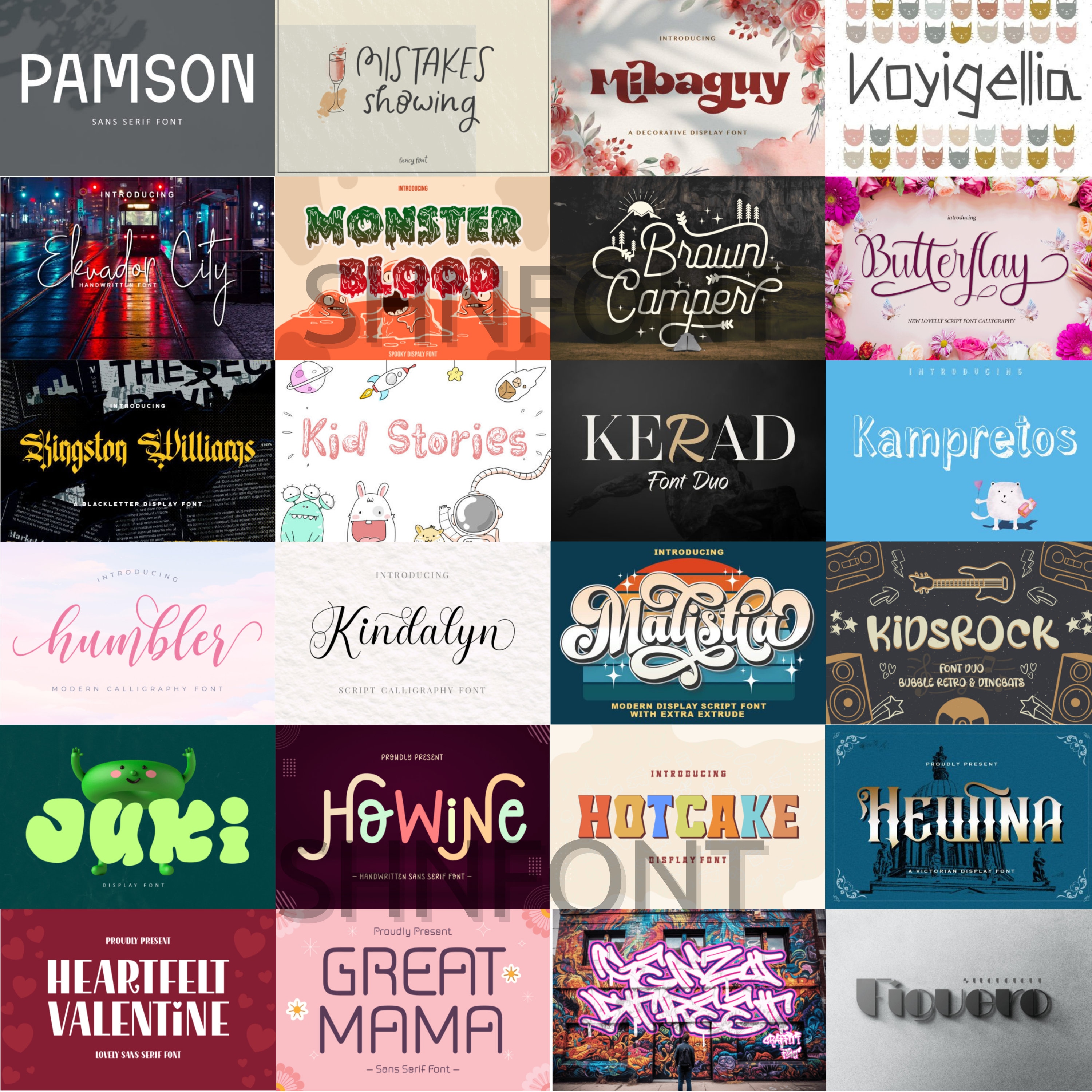 Mega Font Bundle: 11000+ Calligraphy, Script, Vintage Fonts (TTF, OTF ...