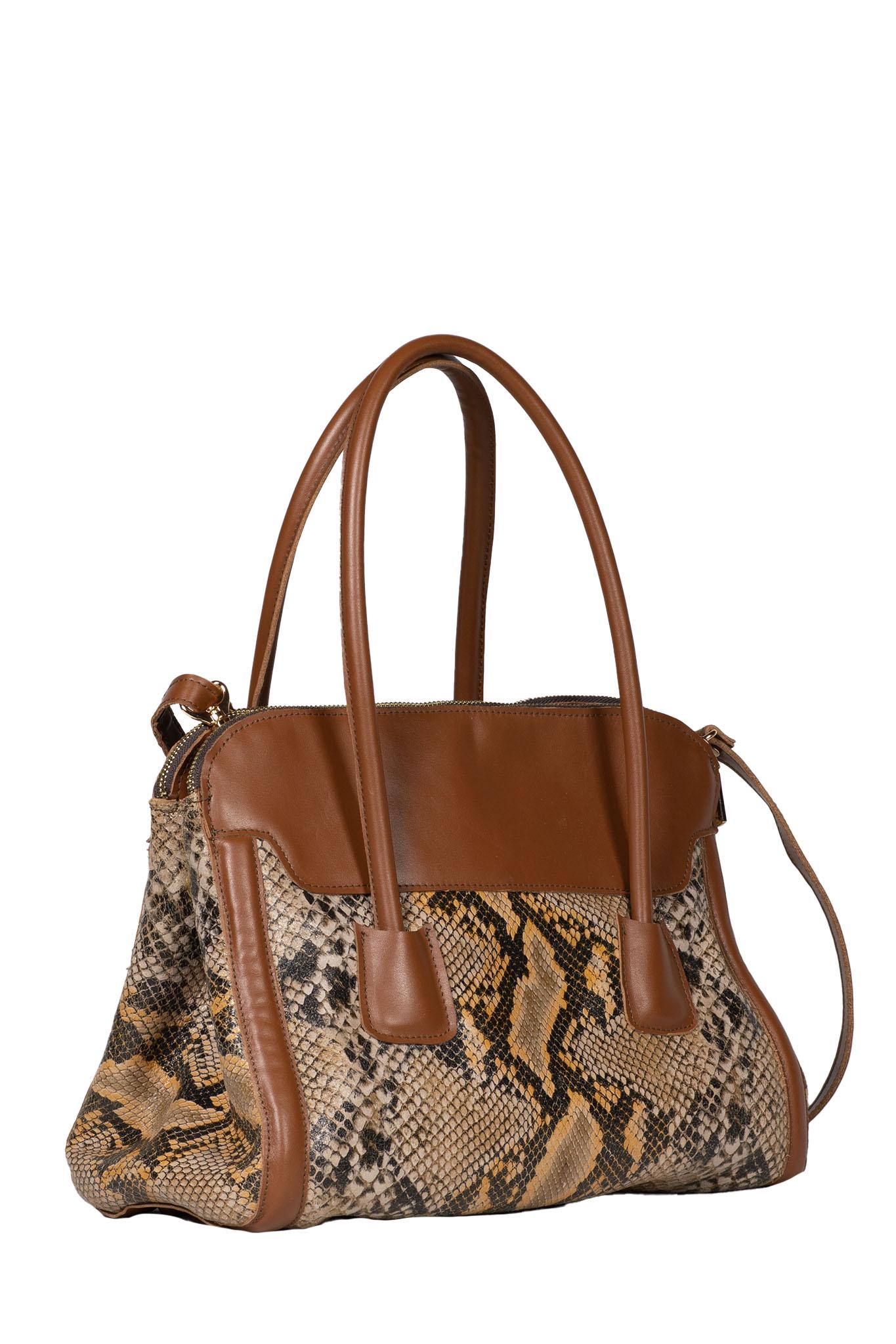 Elegant Brown Snakeskin Women\'s Bag MYHOZEE Crossbody Bags for Women - Snake Printed Clutch  main image 2