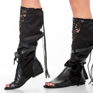 Winter Yellow Boots for Women, High Platform Leather Shoes Winter Yellow Boots for Women, High Platform Leather Shoes