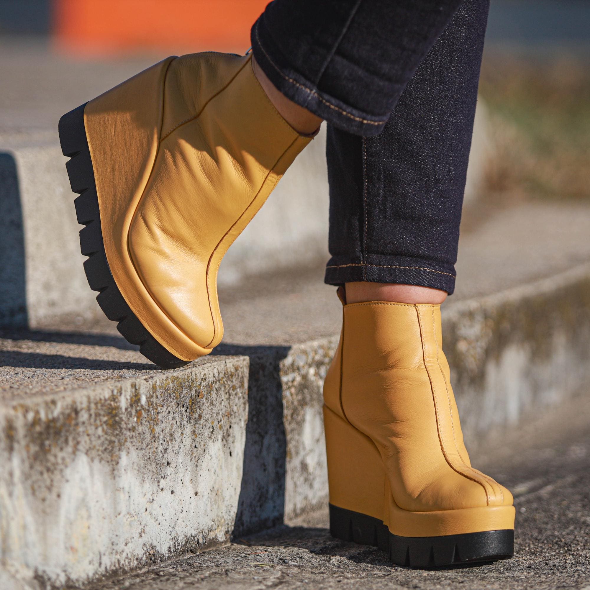 Rieker Stiefeletten Rieker Schuhe Gelb Winter Stiefel Gelb