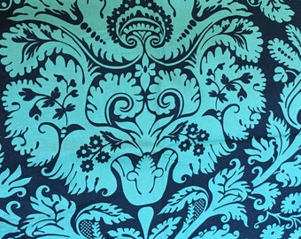 Amy Butler - Belle - AB-08 Teal/ Acanthus - RARE, OOP - 100% cotton fabric- 1/2yd