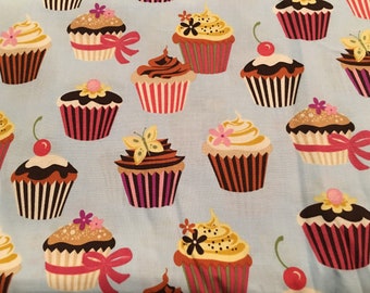 Robert Kaufman - Sweet Tooth - Screen Print D# 6828- RARE, OOP - 100% cotton fabric- 1 yard