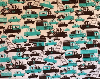 Michael Miller- Haul It - FX 4388 -100% cotton fabric- RARE, OOP - 1yd