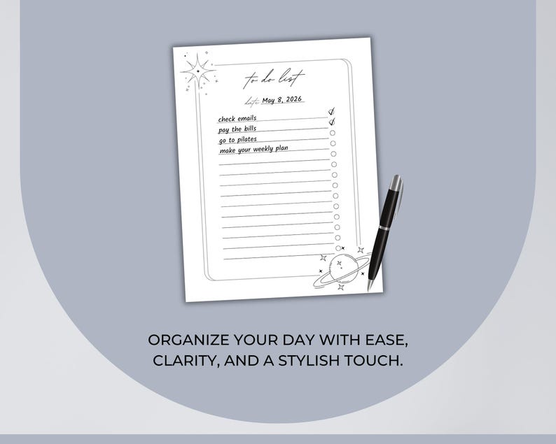 Minimalist to Do List Printable Bundle | Daily Task Tracker | Routine ...