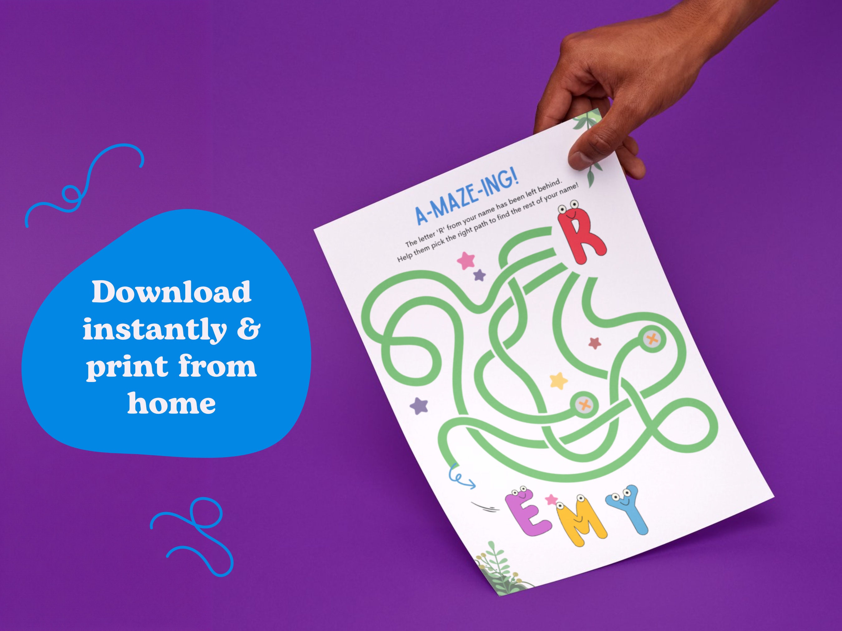 Custom Activity Book Instant Download | Remy | Personalized Printables ...