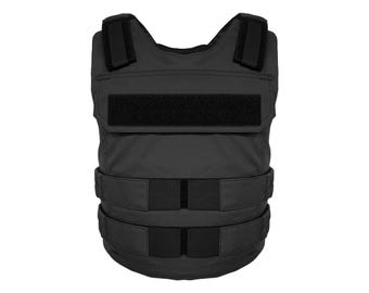 Domelco Tactical Plate Carrier Vest: Adjustable MOLLE Body Armor