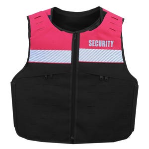 New Laser Printed Tactical Plate Carrier High Visibility MOLLE Security Adjustable Patrol Vest Breathable Waterproof Reflective Gear Vest