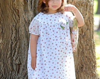 Innocence..White Custom Vintage Voile Dress