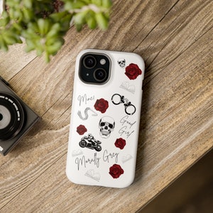 BookLover PhoneCase: iPhone 13, iPhone 14 & iPhone 15, iPhone 16 (All Types), MagSafe, Bookish Girlie Gifts, Morally Grey, Dark Romance