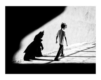 Symmetry byÖmer Erdoğan, Fine Art Photography, original, Black and White Photography,Prints, Minimalist Photography, Street Photography