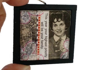 TINY COLLAGE Original Fortune Cookie Art