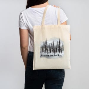 Hoa Hoa Hoa Hoa Hoa Tote Bag, Twilight Inspired Tote, Forks Washington Bag, Twilight Hoa Hoa Hoa Tote, Book Lover Gifts, Hoa Hoa Hoa Season