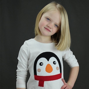 Pattern: Penguin Applique pdf sewing pattern