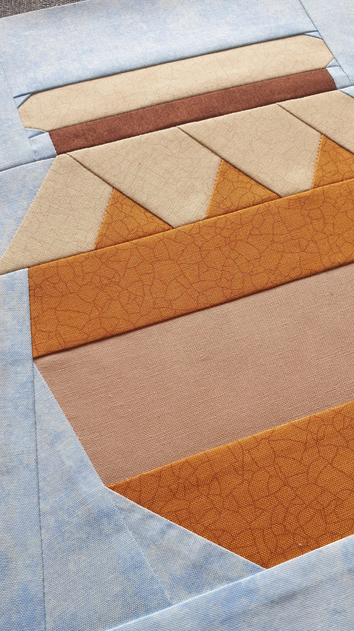 Honey Pot FPP Quilt Block: Spring/summer Patchwork, 2 Sizes (PDF ...