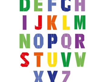 Mini FPP Alphabet ideal for personalising patchwork and quilting projects, includes 26 letters plus 7 special characters. 1.5" x 2" finished