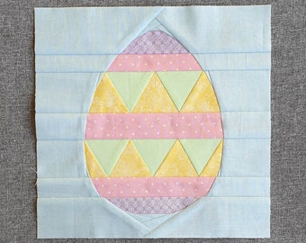 Fancy Easter Egg : Paper Piecing pdf Muster