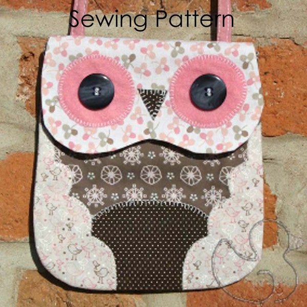 Pattern: Owl Mini Bag Sewing Pattern