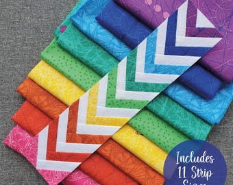 Herringbone/Prairie Braid Strips for Foundation Paper Piecing (FPP), 11 template sizes. Ideal for quilt borders, accents, totes or pouches.